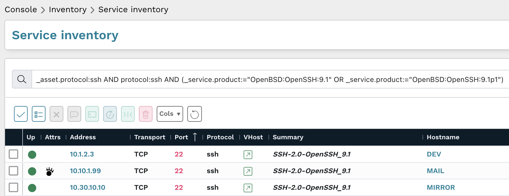 OpenSSH query OpenSSH query